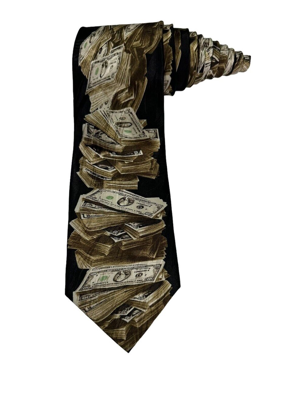 Museum Artifacts One Million Dollars Money USA Money Novelty Necktie Silk